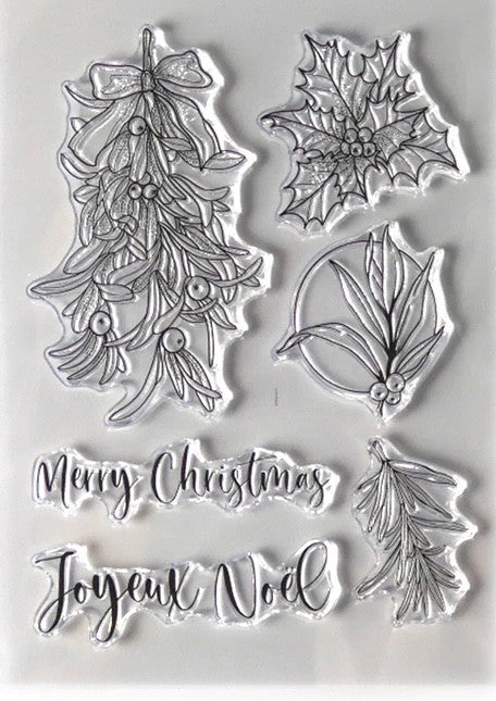 Elizabeth Craft Designs Joyeux Noel Stamp Set